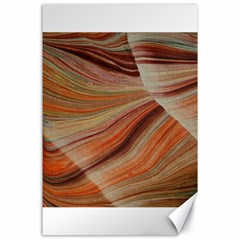 Marbled Paper Mottle Color Movement Canvas 24  x 36 