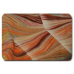 Marbled Paper Mottle Color Movement Large Doormat 