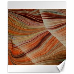 Marbled Paper Mottle Color Movement Canvas 11  x 14 