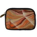 Marbled Paper Mottle Color Movement Digital Camera Leather Case Front