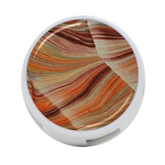 Marbled Paper Mottle Color Movement 4-Port USB Hub (Two Sides)