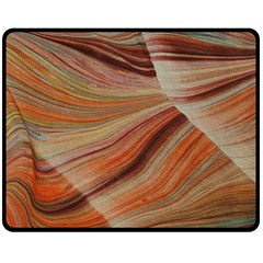 Marbled Paper Mottle Color Movement Fleece Blanket (Medium) 