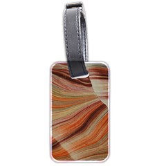 Marbled Paper Mottle Color Movement Luggage Tag (two Sides) by Pakrebo