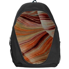 Marbled Paper Mottle Color Movement Backpack Bag by Pakrebo