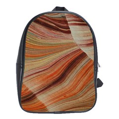 Marbled Paper Mottle Color Movement School Bag (xl) by Pakrebo