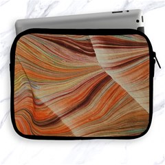 Marbled Paper Mottle Color Movement Apple Ipad 2/3/4 Zipper Cases by Pakrebo