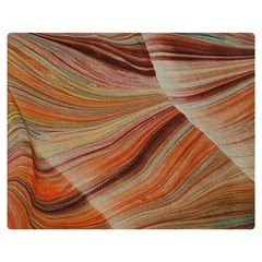 Marbled Paper Mottle Color Movement Double Sided Flano Blanket (Medium) 