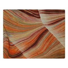 Marbled Paper Mottle Color Movement Double Sided Flano Blanket (Large) 