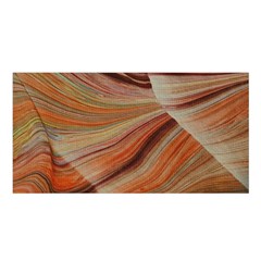 Marbled Paper Mottle Color Movement Satin Shawl