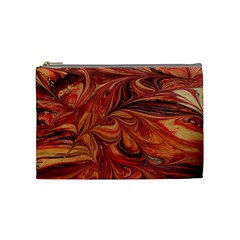 Marbled Paper Mottle Color Movement Cosmetic Bag (medium) by Pakrebo