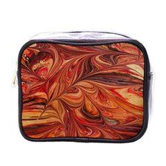 Marbled Paper Mottle Color Movement Mini Toiletries Bag (one Side) by Pakrebo