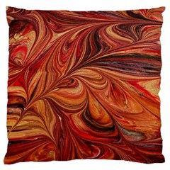 Marbled Paper Mottle Color Movement Large Cushion Case (two Sides) by Pakrebo