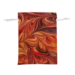 Marbled Paper Mottle Color Movement Lightweight Drawstring Pouch (l)