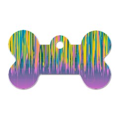 Background Colorful Texture Bright Dog Tag Bone (one Side) by Pakrebo