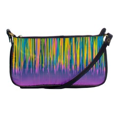 Background Colorful Texture Bright Shoulder Clutch Bag by Pakrebo