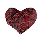 Mottle Color Movement Colorful Standard 16  Premium Heart Shape Cushions Back