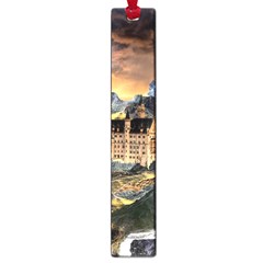 Castle Fantasy Landscape Stormy Large Book Marks by Pakrebo