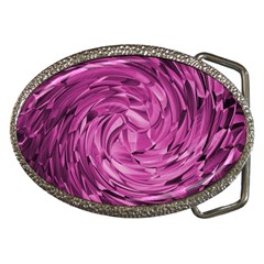 Strudel Magenta Pattern Art Spiral Belt Buckles by Pakrebo