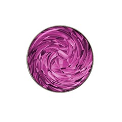 Strudel Magenta Pattern Art Spiral Hat Clip Ball Marker by Pakrebo