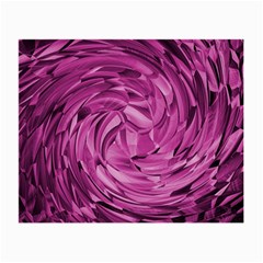 Strudel Magenta Pattern Art Spiral Small Glasses Cloth by Pakrebo