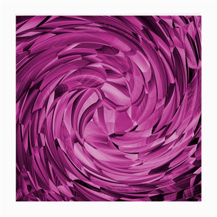 Strudel Magenta Pattern Art Spiral Medium Glasses Cloth (2 Sides)