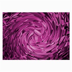 Strudel Magenta Pattern Art Spiral Large Glasses Cloth by Pakrebo