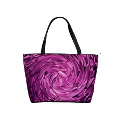 Strudel Magenta Pattern Art Spiral Classic Shoulder Handbag by Pakrebo