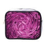 Strudel Magenta Pattern Art Spiral Mini Toiletries Bag (One Side) Front