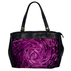 Strudel Magenta Pattern Art Spiral Oversize Office Handbag by Pakrebo