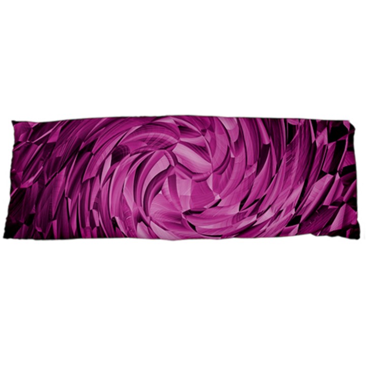 Strudel Magenta Pattern Art Spiral Body Pillow Case (Dakimakura)