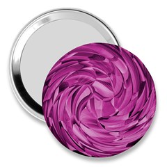 Strudel Magenta Pattern Art Spiral 3  Handbag Mirrors by Pakrebo