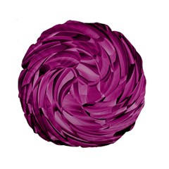 Strudel Magenta Pattern Art Spiral Standard 15  Premium Round Cushions by Pakrebo