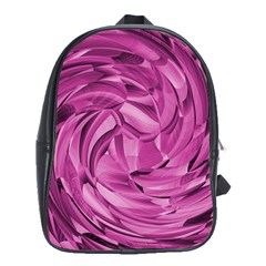 Strudel Magenta Pattern Art Spiral School Bag (xl) by Pakrebo