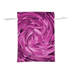 Strudel Magenta Pattern Art Spiral Lightweight Drawstring Pouch (l) by Pakrebo