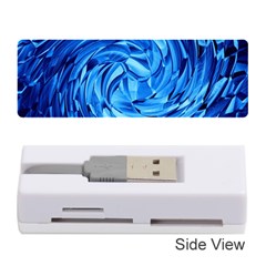 Strudel Blue White Light Blue Memory Card Reader (stick) by Pakrebo