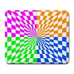 Checkerboard Again 8 Large Mousepads