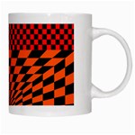 Checkerboard Again 7 White Mugs Right