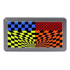 Checkerboard Again 7 Memory Card Reader (mini) by impacteesstreetwearseven