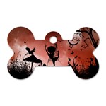 Little Fairy Dancing In The Night Dog Tag Bone (Two Sides) Back