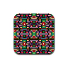 Hs C0 4 Rubber Square Coaster (4 Pack) 