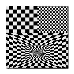 Checkerboard Again 6 Tile Coaster by impacteesstreetwearseven