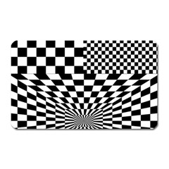 Checkerboard Again 6 Magnet (Rectangular)