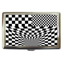 Checkerboard Again 6 Cigarette Money Case