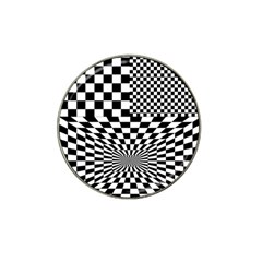 Checkerboard Again 6 Hat Clip Ball Marker