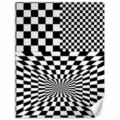 Checkerboard Again 6 Canvas 12  x 16 