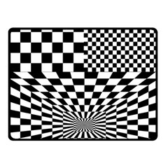 Checkerboard Again 6 Fleece Blanket (Small)