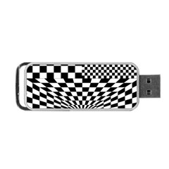 Checkerboard Again 6 Portable Usb Flash (one Side) by impacteesstreetwearseven