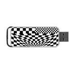 Checkerboard Again 6 Portable USB Flash (One Side) Front