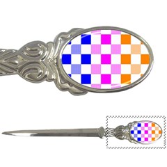 Checkerboard Again 9 Checkerboard Again 9 Letter Opener by impacteesstreetwearseven