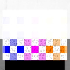 Checkerboard Again 9 Checkerboard Again 9 Rectangular Jigsaw Puzzl by impacteesstreetwearseven